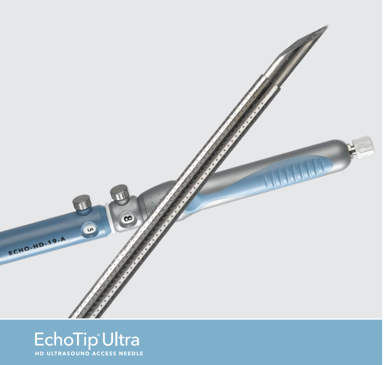 AGUJA PARA ULTRASONIDO ENDOSCÓPICO "ECHOTIP ULTRA“ ALTA DEFINICIÓN. AGUJA DE ACCESO, ACEPTA GUIA 0.035