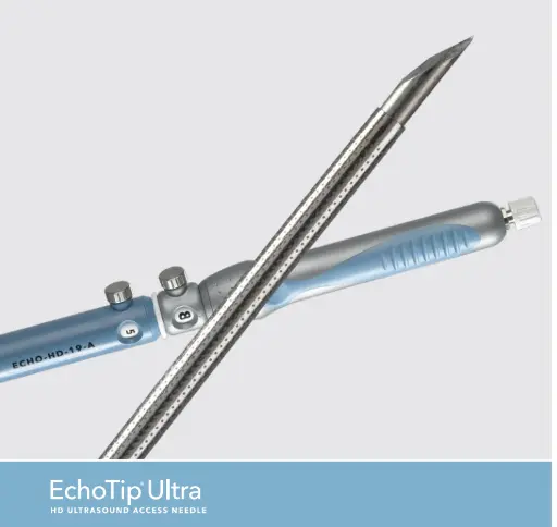 [ECHO-HD-19-A] AGUJA PARA ULTRASONIDO ENDOSCÓPICO "ECHOTIP ULTRA“ ALTA DEFINICIÓN. AGUJA DE ACCESO, ACEPTA GUIA 0.035