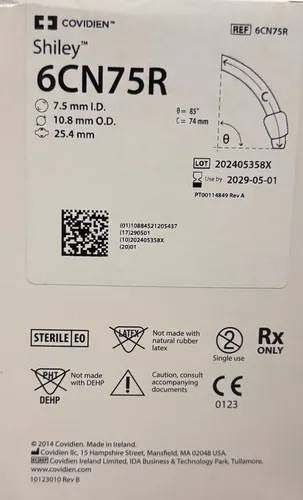 [6CN75R] CANULA DE TRAQUEOSTOMIA CON BALON TAPERGUARD 7.5 MM SHILEY