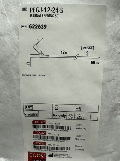 [PEGJ-12-24-S] EXTENSIÓN SISTEMA DE ALIMENTACION YEYUNAL
